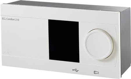 Danfoss ECL 210 regl. - Regulator 230V a.c ekskl. bundpart