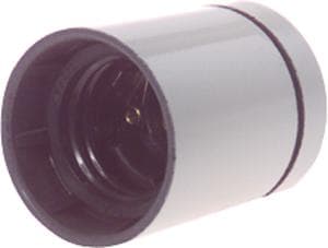 Pistorasia E27 10 mm kierre valkoinen