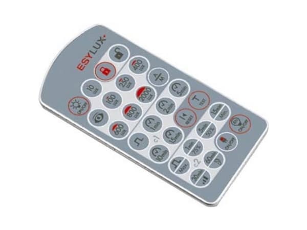 ESYLUX EM10425509, IR Kabelfri, Trykknapper, Blå, Sølv