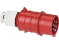 Pikkukuva 3 / 3: BALS CEE Stikprop H6 400V AC 16A 7 polet, rød multigrip kabelaflastning, skrueterminal, IP44 polyamidi