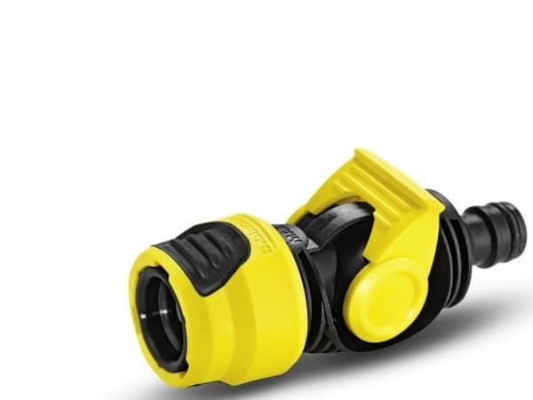 Kärcher 2.645-198.0, Avslåingsventil, Sprinklersystem, Plast, Sort, Gult, Hankjønn/hunkjønn, 35 mm
