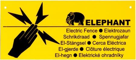 Elefant Advarselsskilt