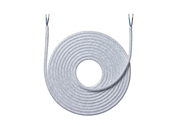 Nielsen Light Fabric Cord - 4 meter - vit glans