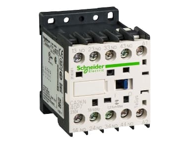 Schneider Electric CA2KN40P7, Musta, Valkoinen, -25 - 50 °C, 17 V, 58 x 45 x 57 mm, 180 g