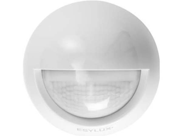 ESYLUX MD-W200i, 12 m, Seinä, Valkoinen, IP55, 2000 lx, 2,5 m