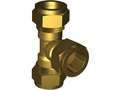 IBP CONEX Tee 18 - 3/4 - 18mm med muffe kompression