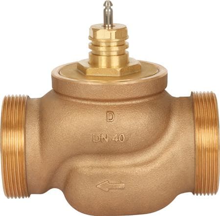 DANFOSS VRB2-15, 2 vejs, rødgods. PN 16 med udvendigt gevind, til motortyper AMV(E) 435.