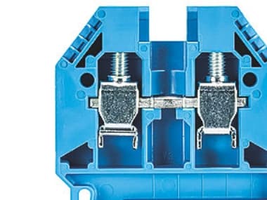Genom terminal selos Wieland WK 6/U Blau 57.506.0055.6 Blå 1 stk