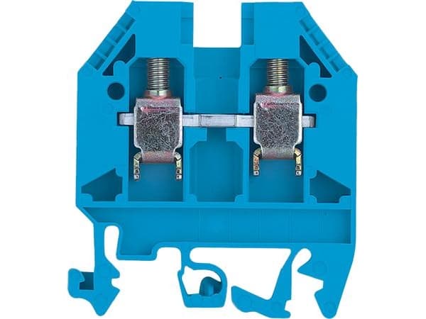Genom terminal selos Wieland WK 6/U Blau 57.506.0055.6 Blå 1 stk