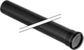 Miniatyrbilde 1 av 3: 75 x 3000 mm Rør med 1 muffe Silent PP Geberit