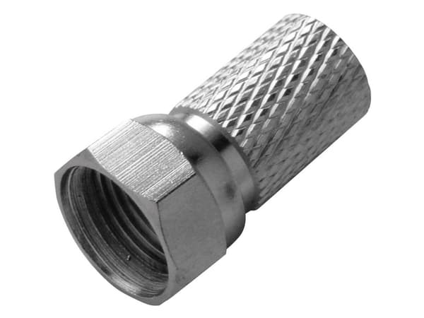 Schwaiger FST7510 241, F-tyyppi, Hopea, Muovipussi, 10 kpl