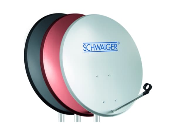 Schwaiger SPI550, 35,2 dBi, Röd, Gjuten aluminium, Plast, Stål, 55 cm, 550 mm, 620 mm