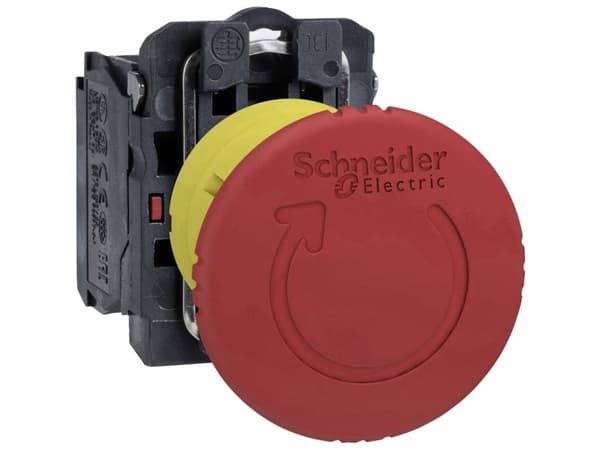 Schneider Electric XB5AS8444, Painikekytkin, Muovi, Punainen, 40 mm, 82 mm, 43 mm