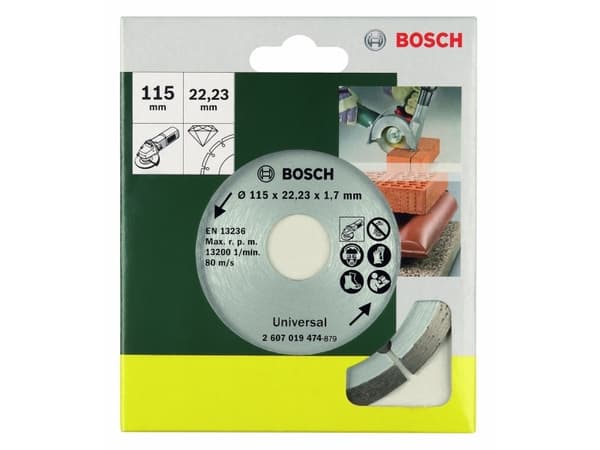 Bosch-tarvikkeet 2607019474 Timanttinen leikkuukiekko 1 kpl