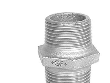 GF GEORG FISCHER 2 galvaniseret brystnippelit