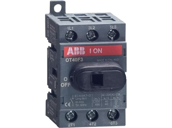 ABB 1SCA104902R1001 OT40F3 Kuorman katkaisukytkin 3-napainen