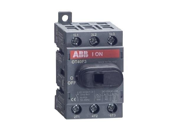 ABB 1SCA104902R1001 OT40F3 Kuorman katkaisukytkin 3-napainen
