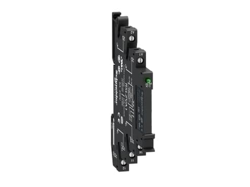 Schneider Electric RSL RSL1PVBU, Gränssnittsrelä, Svart, 120 mW, 4000 V, 6 A, 2.5 mm ²