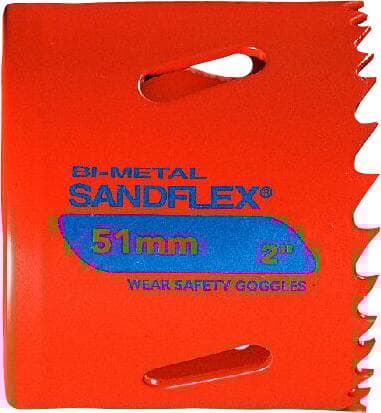 Bahco 3830-79-VIP, Single, Borr, Metall, Plast, Trä, Orange, Bimetall, 4/6
