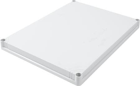Ensto Cubo O og C låg ABS 200x300x30 mm grå låg uden skruer