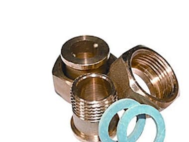 Danfoss forskruningssæt DN20 udvendig gevind, 1" omløber (Sæt består af 2 stk. nipler, pakninger & omløbere)