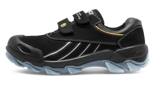 HKSDK B2 sik.sko str. 44 - m/velcro, alu-tåkappe, techfiber sømværn, air-sål, skridfast