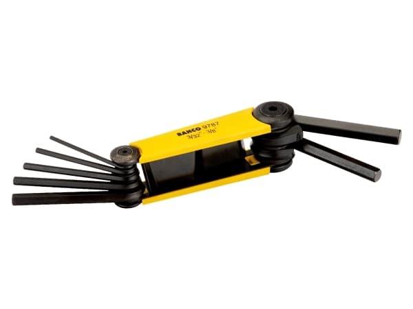 Bahco skiftnyckelsats BE-9787 3/32-3/8"