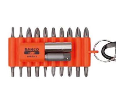 BAHCO Bittipaketti kätevässä kumipidikkeessä22 osaa, suora särmäys, Phillips, Pozidriv ja TORX® terille