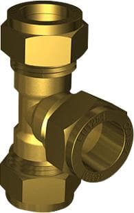 IBP CONEX Tee 22-15-22 mm puristusliitäntä