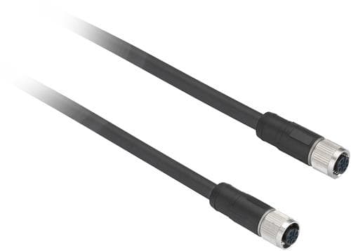 Anturin kaapeli PVC M12 4-napainen naaras suora 10 metriä XZCPV1141L10