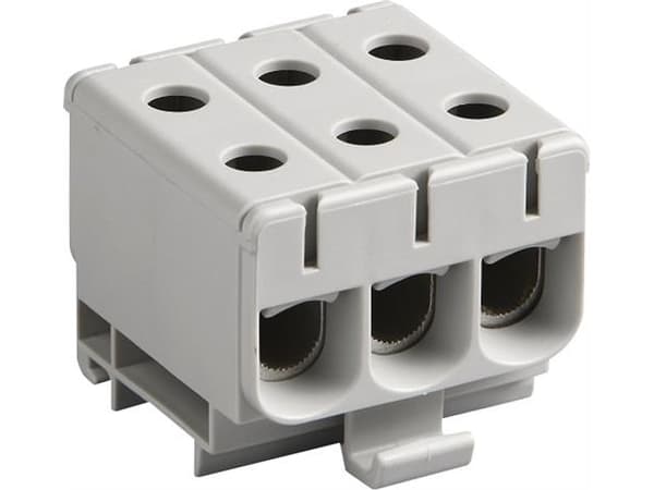 ENSTO Läpivientiliitin 6-50mm² Cu/Al ruuviliitin HARMAA 3POL
