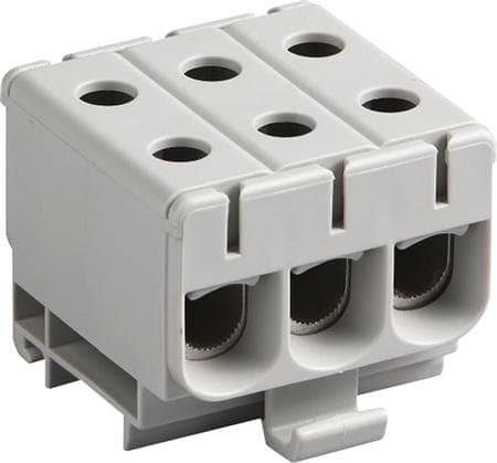 ENSTO Läpivientiliitin 6-50mm² Cu/Al ruuviliitin HARMAA 3POL