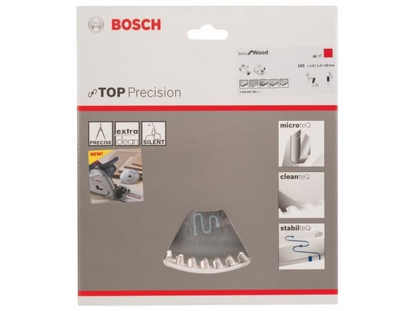 Bosch RUNDSAVKLINGE TOP WOOD 165X20MM 48T