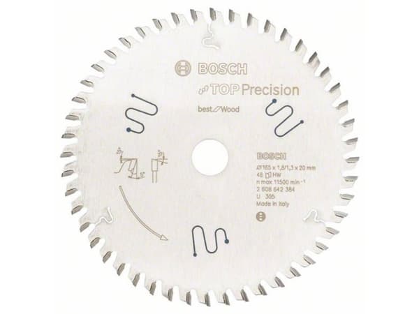 Bosch RUNDSAVKLINGE TOP WOOD 165X20MM 48T