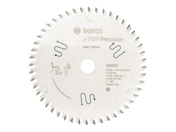 Bosch RUNDSAVKLINGE TOP WOOD 165X20MM 48T