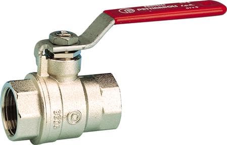PETTINAROLI Kulventil 3/4" uttag/uttag med stålhandtag