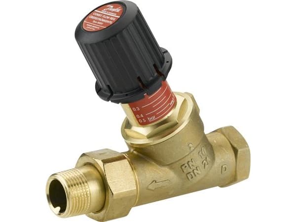 DANFOSS AVDO 25 Tasausventtiili, holkki/nippa, säätöalue: 0,05-0,5 bar, liitäntä Rp 1" - R 1"