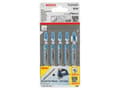 Miniatyrbild 1 av 5: Bosch Accessories 2608636696 Jigsaw klinge T 121 GF 5 stk