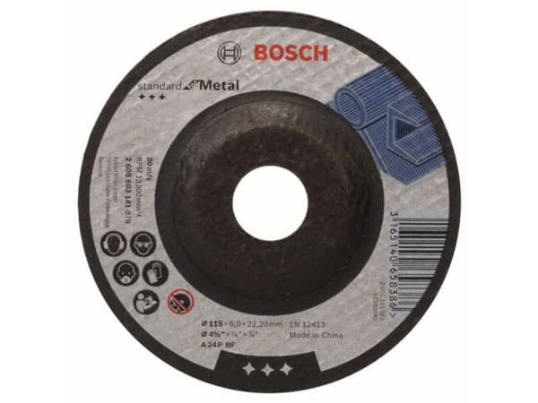 Bosch RUUVIHARAVA METALLI 115X6MM CUT STD