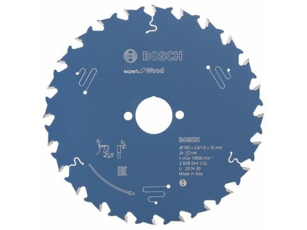 Bosch RUNDSAVKLINGE 180X30X2,6MM 24T EXP WOOD