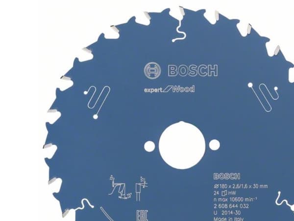 Bosch RUNDSAVKLINGE 180X30X2,6MM 24T EXP WOOD