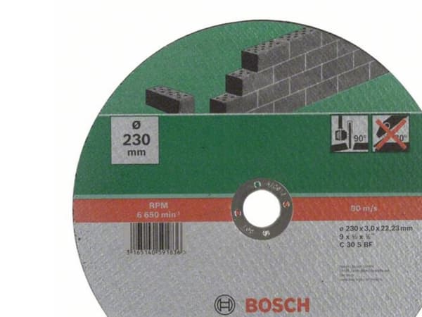 Bosch SKÄRSKÄR STEN 230X3,0MM LIGE