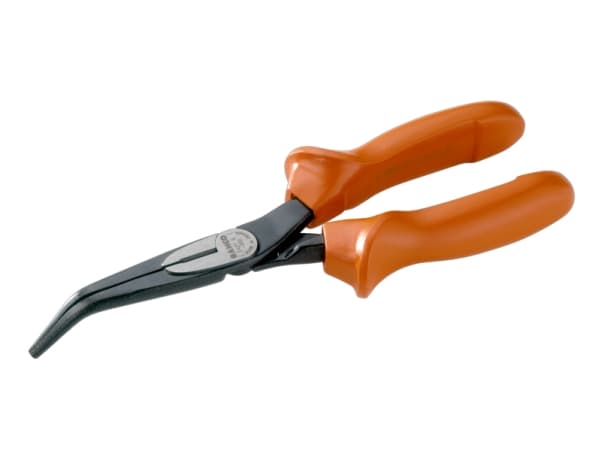 Bahco spisstang, bøyd spiss, 1,62 cm, 7,3 cm, 8,5 mm, Stål, Plast, Oransje