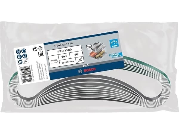 Bosch SLIBEBÅND Y580 13X457MM BFI K80 10 STK