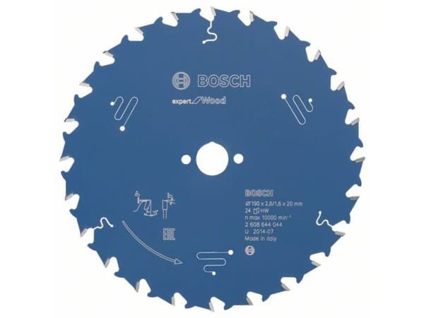 Bosch RUNDSAVKLINGE 190X20X2,6MM 24T EXP WOOD