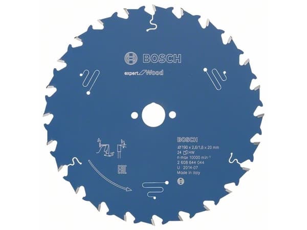 Bosch RUNDSAVKLINGE 190X20X2,6MM 24T EXP WOOD