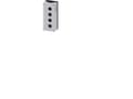 Pikkukuva 5 / 5: Siemens SIRIUS ACT 3SU1854-0AA00-0AB1 Tyhjä kotelo 4 asennuspistettä, Maahan kiinnitettäväksi (L x S x K) 199 x 85 x 64 mm Harmaa 1 kpl
