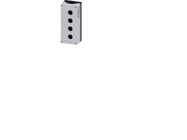 Siemens SIRIUS ACT 3SU1854-0AA00-0AB1 Tyhjä kotelo 4 asennuspistettä, Maahan kiinnitettäväksi (L x S x K) 199 x 85 x 64 mm Harmaa 1 kpl