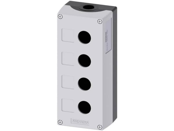 Siemens SIRIUS ACT 3SU1854-0AA00-0AB1 Tyhjä kotelo 4 asennuspistettä, Maahan kiinnitettäväksi (L x S x K) 199 x 85 x 64 mm Harmaa 1 kpl