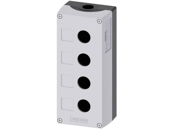 Siemens SIRIUS ACT 3SU1854-0AA00-0AB1 Tyhjä kotelo 4 asennuspistettä, Maahan kiinnitettäväksi (L x S x K) 199 x 85 x 64 mm Harmaa 1 kpl